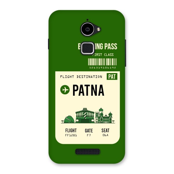 Patna Boarding Pass Back Case for Coolpad Note 3 Lite