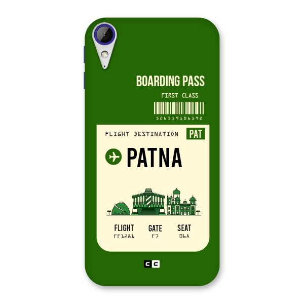 Patna Boarding Pass Back Case for Desire 830