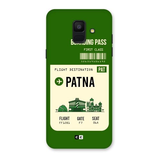 Patna Boarding Pass Back Case for Galaxy A6 (2018)