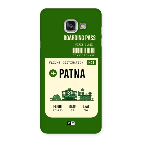 Patna Boarding Pass Back Case for Galaxy A7 2016