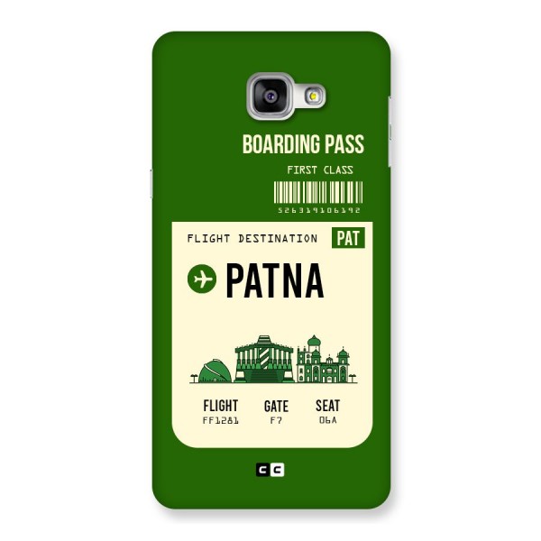 Patna Boarding Pass Back Case for Galaxy A9
