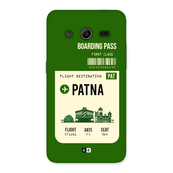 Patna Boarding Pass Back Case for Galaxy Core 2