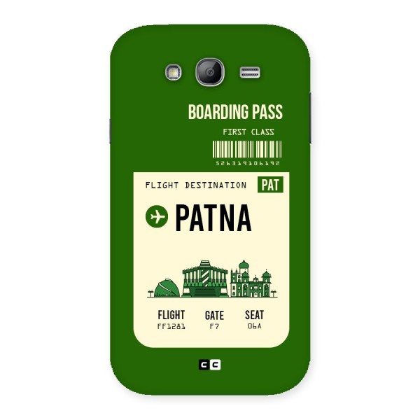 Patna Boarding Pass Back Case for Galaxy Grand