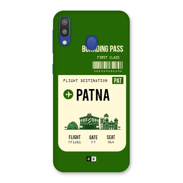 Patna Boarding Pass Back Case for Galaxy M20