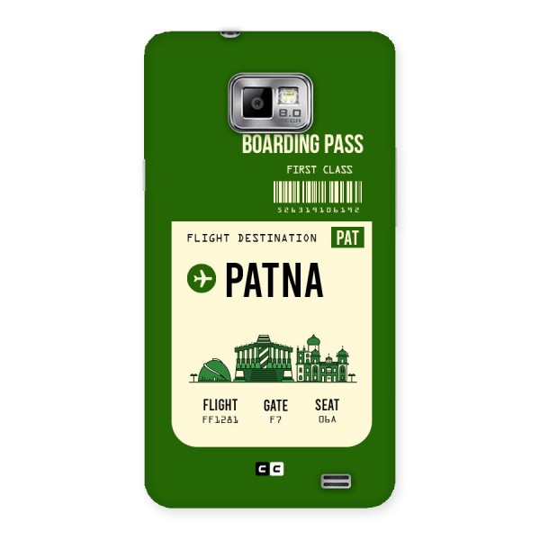 Patna Boarding Pass Back Case for Galaxy S2