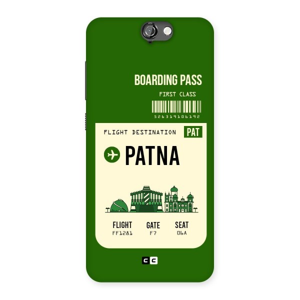 Patna Boarding Pass Back Case for HTC One A9