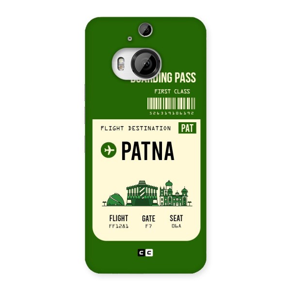 Patna Boarding Pass Back Case for HTC One M9 Plus