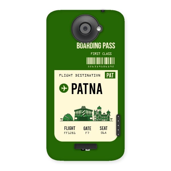 Patna Boarding Pass Back Case for HTC One X
