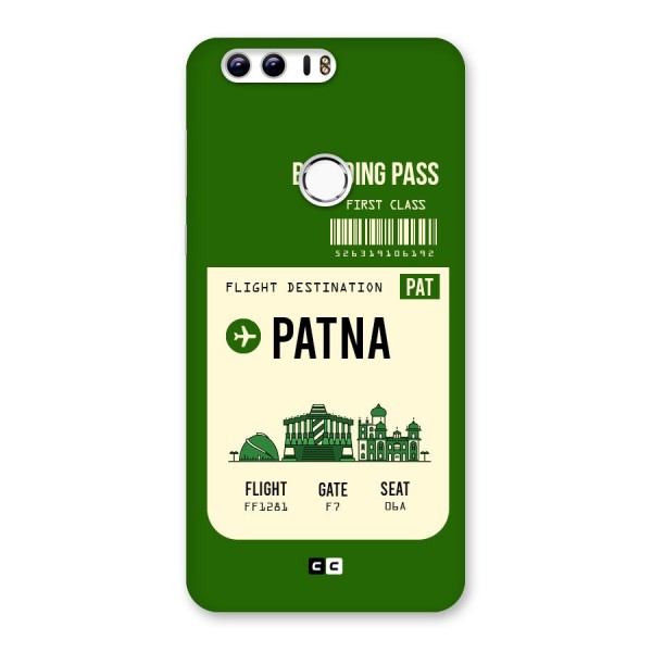 Patna Boarding Pass Back Case for Honor 8