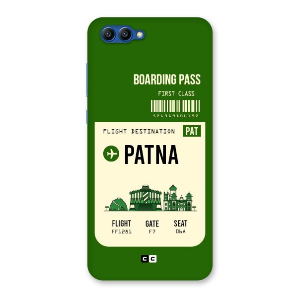 Patna Boarding Pass Back Case for Honor View 10