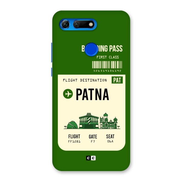 Patna Boarding Pass Back Case for Honor View 20