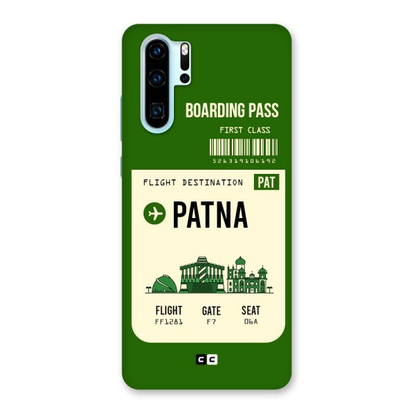 Patna Boarding Pass Back Case for Huawei P30 Pro