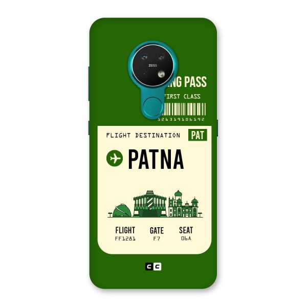 Patna Boarding Pass Back Case for Nokia 7.2