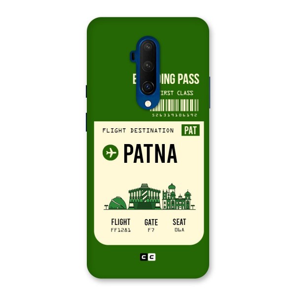 Patna Boarding Pass Back Case for OnePlus 7T Pro
