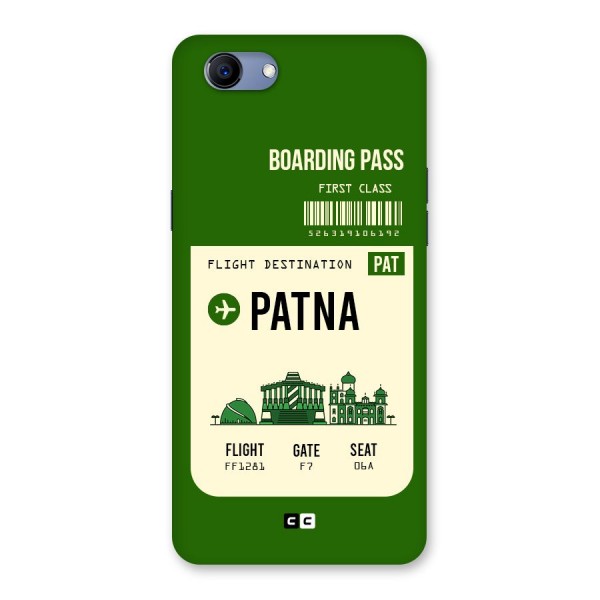 Patna Boarding Pass Back Case for Oppo Realme 1