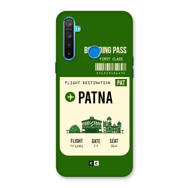 Patna Boarding Pass Back Case for Realme 5s