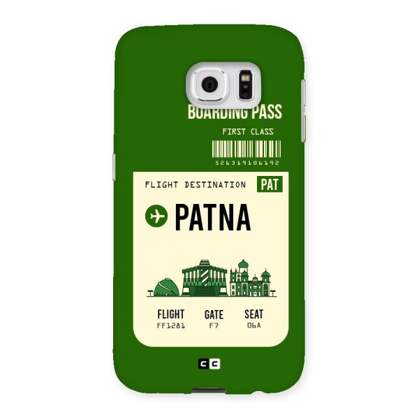 Patna Boarding Pass Back Case for Samsung Galaxy S6