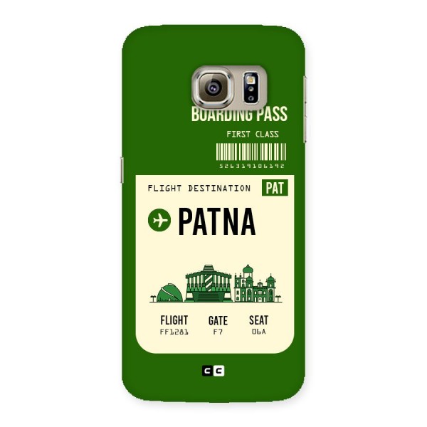 Patna Boarding Pass Back Case for Samsung Galaxy S6 Edge Plus