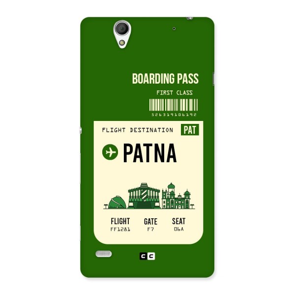 Patna Boarding Pass Back Case for Sony Xperia C4