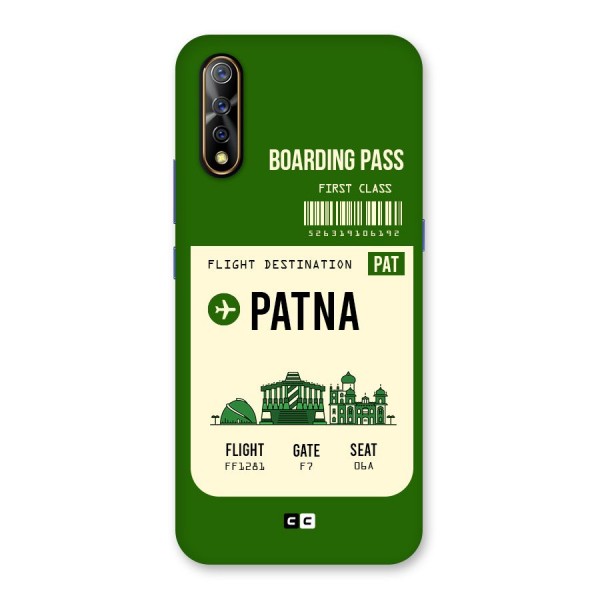 Patna Boarding Pass Back Case for Vivo S1