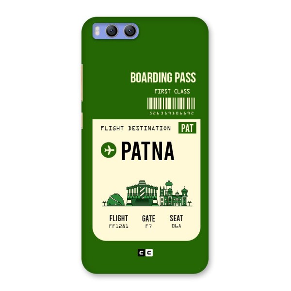 Patna Boarding Pass Back Case for Xiaomi Mi 6