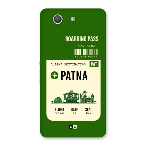 Patna Boarding Pass Back Case for Xperia Z3 Compact