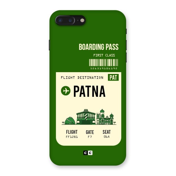 Patna Boarding Pass Back Case for iPhone 7 Plus