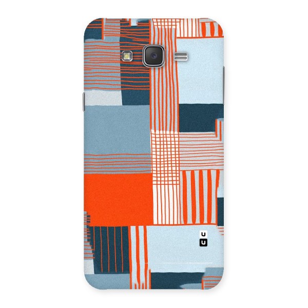 Pattern In Lines Back Case for Galaxy J7