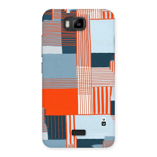 Pattern In Lines Back Case for Honor Bee