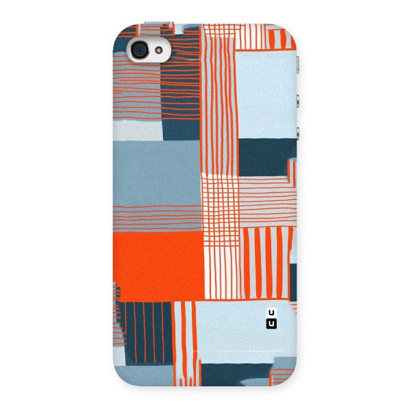 Pattern In Lines Back Case for iPhone 4 4s