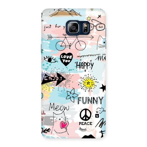 Peace And Funny Back Case for Galaxy Note 5