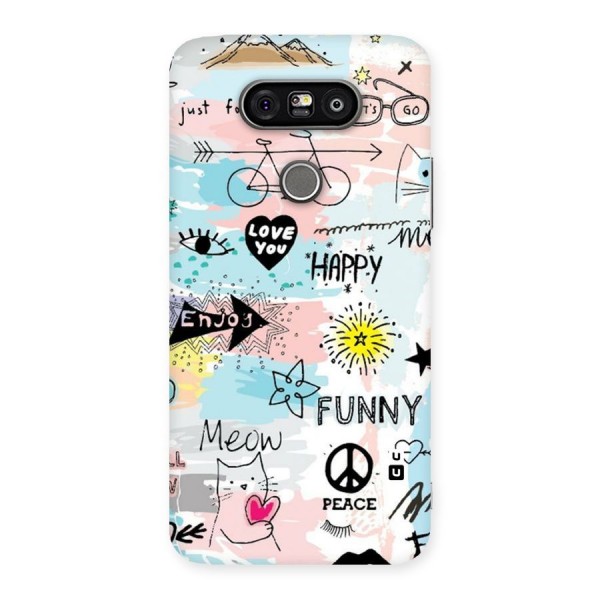 Peace And Funny Back Case for LG G5