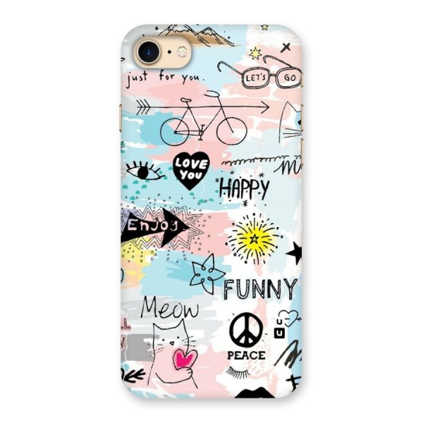 Peace And Funny Back Case for iPhone 7