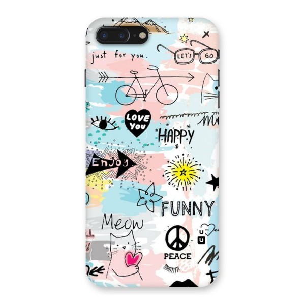 Peace And Funny Back Case for iPhone 7 Plus