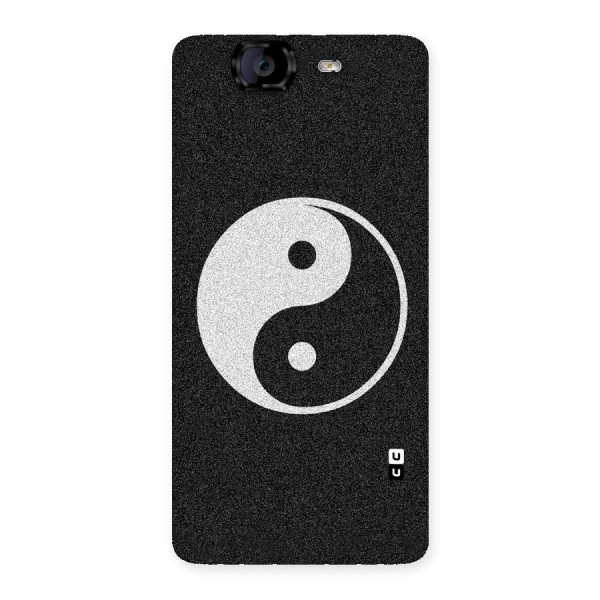 Peace Disorted Back Case for Canvas Knight A350