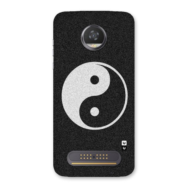 Peace Disorted Back Case for Moto Z2 Play
