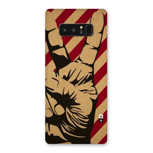Peace Stripes Back Case for Galaxy Note 8