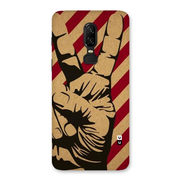 Peace Stripes Back Case for OnePlus 6