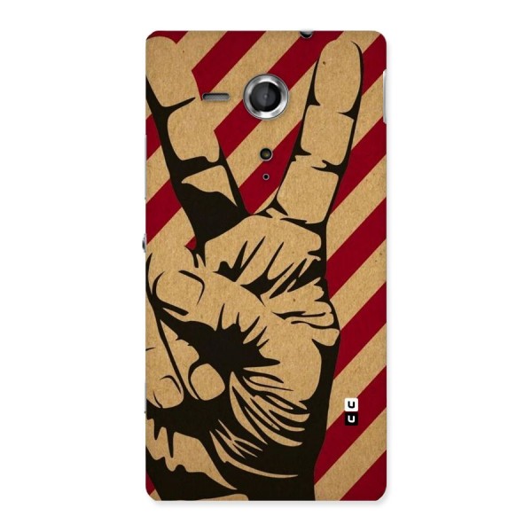 Peace Stripes Back Case for Sony Xperia SP