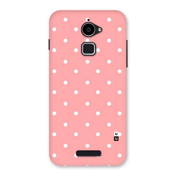 Peach Polka Pattern Back Case for Coolpad Note 3 Lite