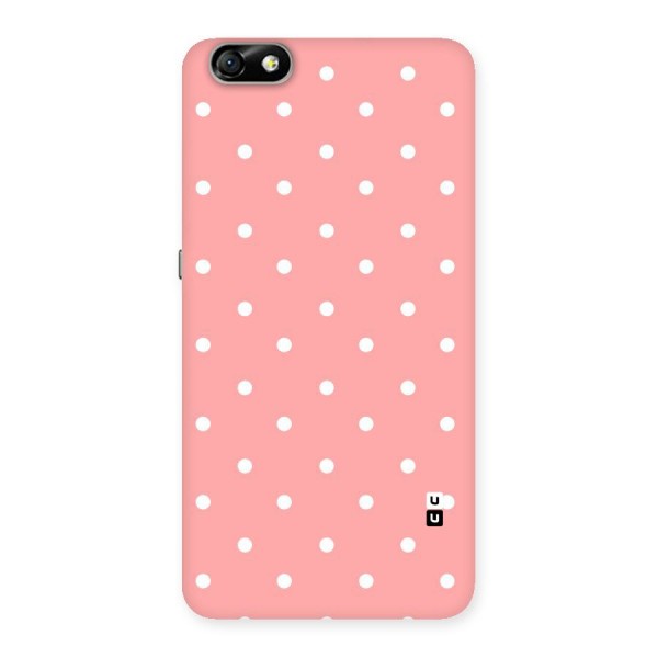 Peach Polka Pattern Back Case for Honor 4X