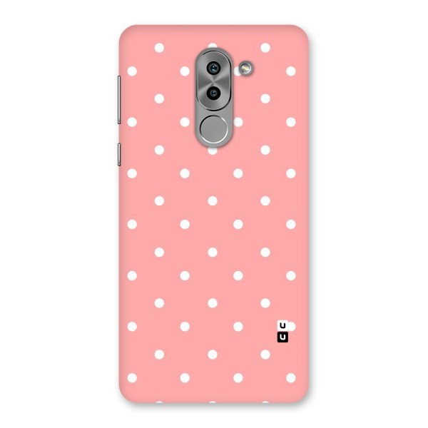 Peach Polka Pattern Back Case for Honor 6X
