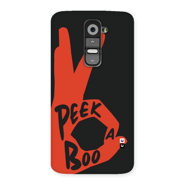 Peek-a-boo Back Case for LG G2