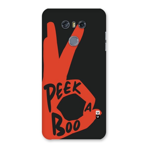 Peek-a-boo Back Case for LG G6