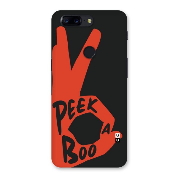 Peek-a-boo Back Case for OnePlus 5T