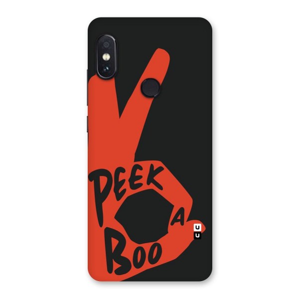 Peek-a-boo Back Case for Redmi Note 5 Pro
