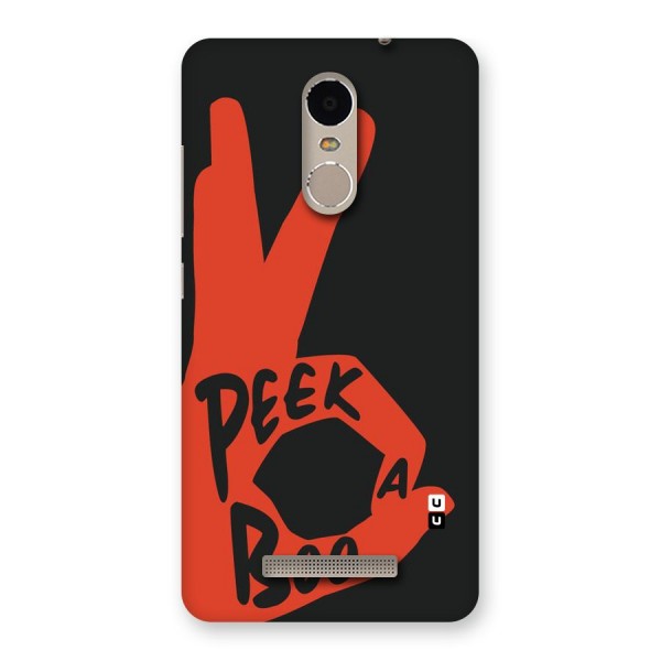 Peek-a-boo Back Case for Xiaomi Redmi Note 3
