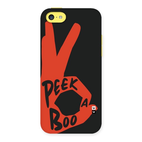 Peek-a-boo Back Case for iPhone 5C