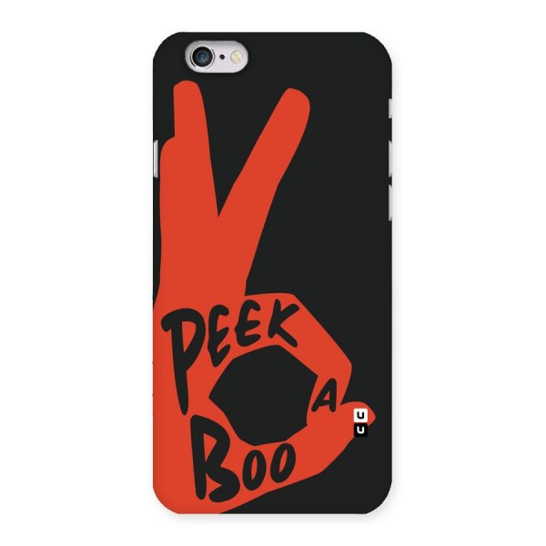 Peek-a-boo Back Case for iPhone 6 6S