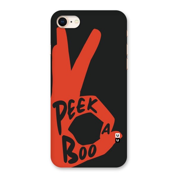 Peek-a-boo Back Case for iPhone 8